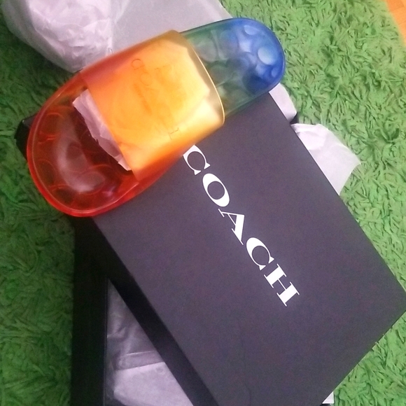 Brand new Coach rainbow slides - Picture 6 of 8